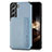 Ultra-thin Silicone Gel Soft Case Cover with Magnetic S05D for Samsung Galaxy S24 5G Blue