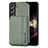 Ultra-thin Silicone Gel Soft Case Cover with Magnetic S05D for Samsung Galaxy S24 Plus 5G Green