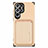 Ultra-thin Silicone Gel Soft Case Cover with Magnetic S05D for Samsung Galaxy S24 Ultra 5G Gold