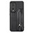 Ultra-thin Silicone Gel Soft Case Cover with Magnetic S06D for Huawei Honor 80 Pro 5G Black