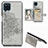 Ultra-thin Silicone Gel Soft Case Cover with Magnetic S06D for Samsung Galaxy A12 Gray