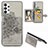 Ultra-thin Silicone Gel Soft Case Cover with Magnetic S06D for Samsung Galaxy A32 4G Gray