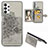 Ultra-thin Silicone Gel Soft Case Cover with Magnetic S06D for Samsung Galaxy A32 5G Gray