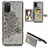 Ultra-thin Silicone Gel Soft Case Cover with Magnetic S06D for Samsung Galaxy M02s Gray