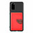 Ultra-thin Silicone Gel Soft Case Cover with Magnetic S06D for Samsung Galaxy S20 Red
