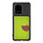 Ultra-thin Silicone Gel Soft Case Cover with Magnetic S06D for Samsung Galaxy S20 Ultra 5G Green