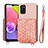 Ultra-thin Silicone Gel Soft Case Cover with Magnetic S07D for Samsung Galaxy A03s
