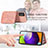 Ultra-thin Silicone Gel Soft Case Cover with Magnetic S07D for Samsung Galaxy A52 4G