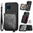 Ultra-thin Silicone Gel Soft Case Cover with Magnetic S08D for Samsung Galaxy F12