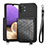 Ultra-thin Silicone Gel Soft Case Cover with Magnetic S08D for Samsung Galaxy M32 5G