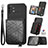 Ultra-thin Silicone Gel Soft Case Cover with Magnetic S08D for Samsung Galaxy M32 5G
