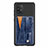 Ultra-thin Silicone Gel Soft Case Cover with Magnetic S08D for Samsung Galaxy M80S Blue