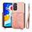 Ultra-thin Silicone Gel Soft Case Cover with Magnetic S08D for Xiaomi Redmi Note 11 4G (2022) Pink