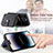 Ultra-thin Silicone Gel Soft Case Cover with Magnetic S09D for Apple iPhone 15 Pro Max