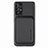 Ultra-thin Silicone Gel Soft Case Cover with Magnetic S09D for Samsung Galaxy A52s 5G Black