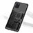 Ultra-thin Silicone Gel Soft Case Cover with Magnetic S09D for Samsung Galaxy A81 Black