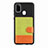 Ultra-thin Silicone Gel Soft Case Cover with Magnetic S09D for Samsung Galaxy M21 Green