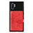 Ultra-thin Silicone Gel Soft Case Cover with Magnetic S09D for Samsung Galaxy Note 10 Plus 5G Red