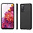 Ultra-thin Silicone Gel Soft Case Cover with Magnetic S09D for Samsung Galaxy S20 FE (2022) 5G Black