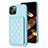 Ultra-thin Silicone Gel Soft Case Cover with Magnetic S10D for Apple iPhone 15