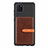 Ultra-thin Silicone Gel Soft Case Cover with Magnetic S10D for Samsung Galaxy Note 10 Lite Brown