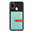 Ultra-thin Silicone Gel Soft Case Cover with Magnetic S11D for Samsung Galaxy M21 Green