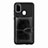 Ultra-thin Silicone Gel Soft Case Cover with Magnetic S12D for Samsung Galaxy M30s Black