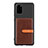 Ultra-thin Silicone Gel Soft Case Cover with Magnetic S12D for Samsung Galaxy S20 Plus Brown