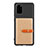 Ultra-thin Silicone Gel Soft Case Cover with Magnetic S12D for Samsung Galaxy S20 Plus Khaki