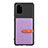 Ultra-thin Silicone Gel Soft Case Cover with Magnetic S12D for Samsung Galaxy S20 Plus Purple