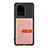 Ultra-thin Silicone Gel Soft Case Cover with Magnetic S12D for Samsung Galaxy S20 Ultra Pink