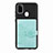 Ultra-thin Silicone Gel Soft Case Cover with Magnetic S13D for Samsung Galaxy M30s Green