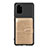 Ultra-thin Silicone Gel Soft Case Cover with Magnetic S14D for Samsung Galaxy S20 Plus Gold