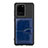 Ultra-thin Silicone Gel Soft Case Cover with Magnetic S14D for Samsung Galaxy S20 Ultra 5G Blue