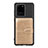 Ultra-thin Silicone Gel Soft Case Cover with Magnetic S14D for Samsung Galaxy S20 Ultra Gold