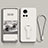 Ultra-thin Silicone Gel Soft Case Cover with Stand for OnePlus 10R 5G White