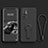 Ultra-thin Silicone Gel Soft Case Cover with Stand for OnePlus 9RT 5G Black