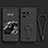 Ultra-thin Silicone Gel Soft Case Cover with Stand for OnePlus Ace 2 5G Black