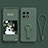 Ultra-thin Silicone Gel Soft Case Cover with Stand for OnePlus Ace 2 5G Midnight Green