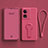 Ultra-thin Silicone Gel Soft Case Cover with Stand for Oppo A1 Pro 5G