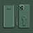 Ultra-thin Silicone Gel Soft Case Cover with Stand for Oppo Find X3 5G Midnight Green
