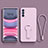 Ultra-thin Silicone Gel Soft Case Cover with Stand for Oppo Reno6 Pro 5G India