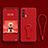 Ultra-thin Silicone Gel Soft Case Cover with Stand for Realme GT 5G Red