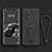 Ultra-thin Silicone Gel Soft Case Cover with Stand for Realme GT Neo 3T 5G Black