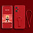 Ultra-thin Silicone Gel Soft Case Cover with Stand for Realme GT2 5G Red