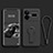 Ultra-thin Silicone Gel Soft Case Cover with Stand for Realme GT5 5G Black