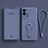 Ultra-thin Silicone Gel Soft Case Cover with Stand for Vivo iQOO 11 Pro 5G Lavender Gray