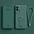 Ultra-thin Silicone Gel Soft Case Cover with Stand for Vivo iQOO 11 Pro 5G Midnight Green