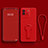 Ultra-thin Silicone Gel Soft Case Cover with Stand for Vivo iQOO Neo6 5G Red