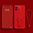 Ultra-thin Silicone Gel Soft Case Cover with Stand for Vivo iQOO Neo6 SE 5G Red